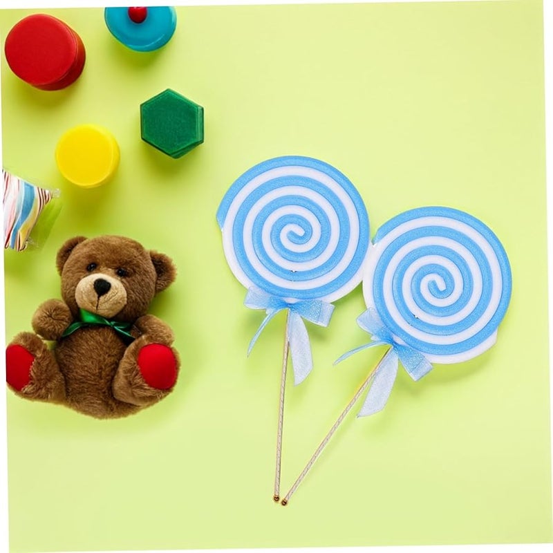 Cabilock 2 Pack Realistic Fake Lollipop Props For Photography And Decoration - Image 5